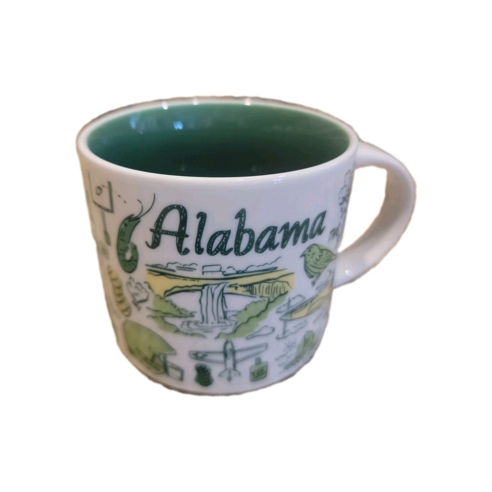 Starbucks Alabama Been There Series Collection 14oz Coffee Tea Mug Cup NWOB